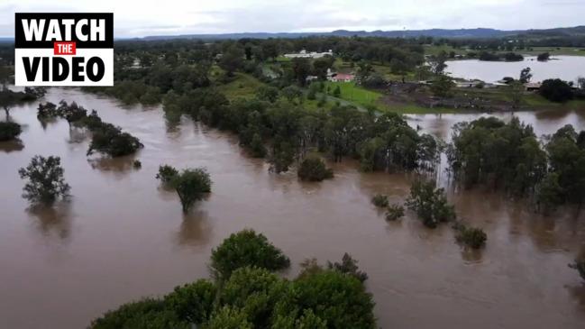 Widespread flooding in Cobbitty