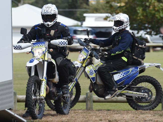 Dirt bikes were used in the new search. Picture: Josie Hayden