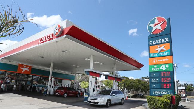 A Caltex servo.