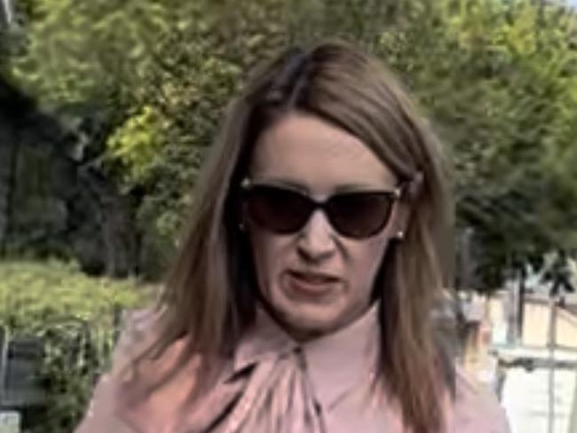 Monique Simpson allegedly stabbed her partner. Picture: Tom McGann