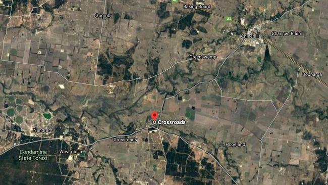 SOLAR FARM: Edenvale Solar Park will be built next door to Origin Energy's Orana Gas Processing Facility on Condamine Kogan Road at Crossroads. Pic: Google Maps