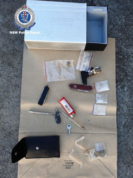 Drugs and weapons were allegedly seized in a series of early morning raids at Cessnock. Picture: NSW Police.