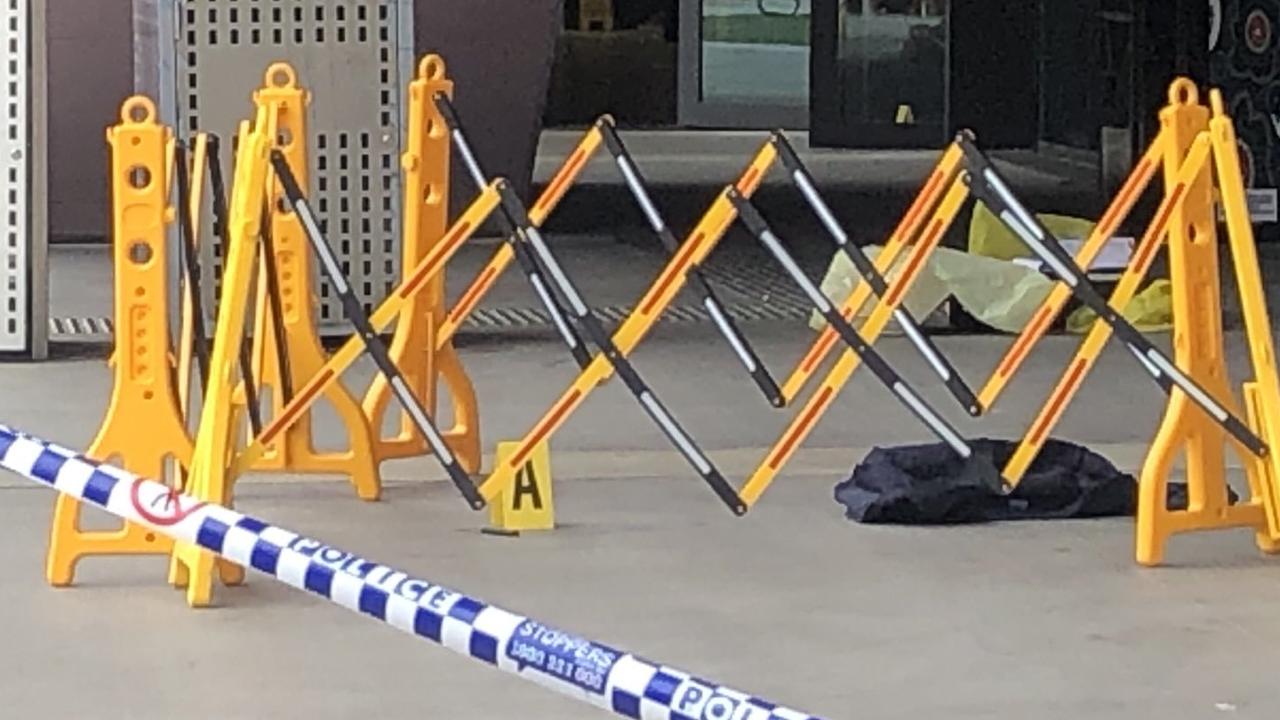 A jumper is seen at Phillip Arthur High School after a student was allegedly attacked on the school grounds on Monday. Picture: 10 News