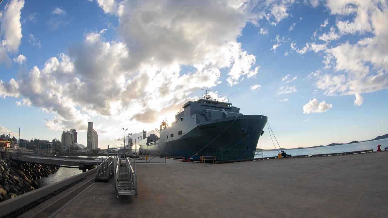 The MV Cape Orlando pulled into port for Exercise Talisman Sabre 21 on July 9, 2021, at the Port of Gladstone, Queensland, Australia. This is the ninth iteration of Talisman Sabre, a large-scale, bilateral military exercise between Australia and the U.S. involving more than 17,000 participants from seven nations. The month-long multi-domain exercise consists of a series of training events that reinforce the strong U.S./Australian alliance and demonstrate the U.S. MilitaryÃ¢â&#130;¬â&#132;¢s unwavering commitment to a free and open Indo-Pacific. (U.S. Army photo by Staff Sgt. Malcolm Cohens-Ashley, 94th AAMDC Public Affairs).