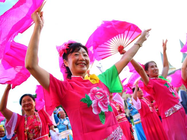 There were 40 cultures represented during the Welcome Parade, which officially began the three-day festival.