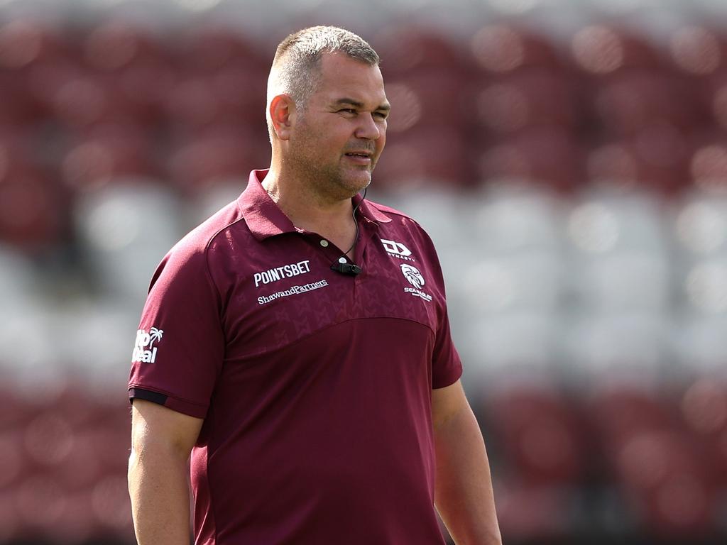 Will Seibold win a premiership during his time at Manly? Picture: Matt King/Getty Images