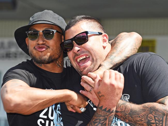 The Grand Final glow faded fast for Ben Barba (left) in 2016. Picture: AAP