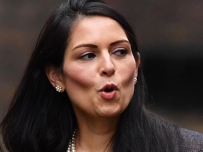 Priti Patel’s half-hearted apology has been slammed. Picture: Getty