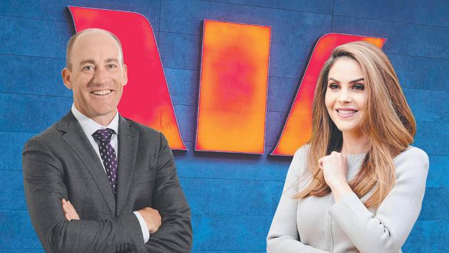 Former RAMS managing director Jake Bromwich and Westpac head of audit and risk Samantha Aitken.