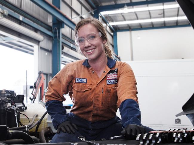 Renee Gibson, a 21-year-old Penrith resident who is completing her second TAFE NSW qualification. Picture: Supplied