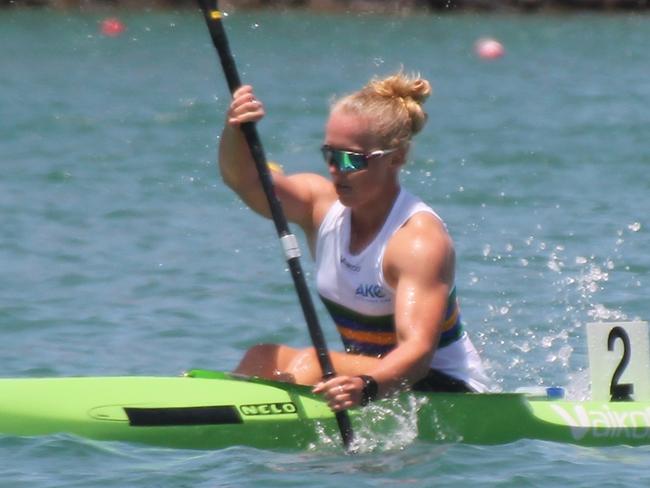 Georgia Sinclair has made a mark at her first sprint regatta