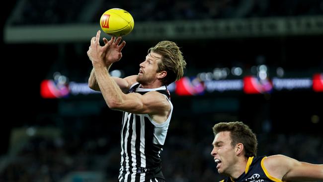 Tom Jonas is struggling. (Photo by James Elsby/AFL Photos via Getty Images)