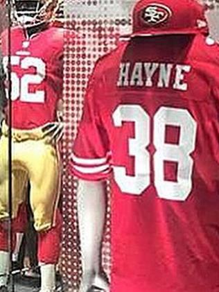 JARRYD HAYNE SAN FRANCISCO 49ERS #38 JERSEY SHIRT NIKE SIZE S NFL