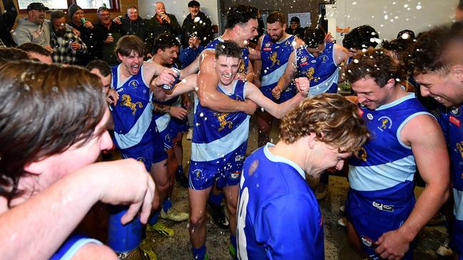 Reservoir celebrates its one win in 2024. Picture: Josh Chadwick