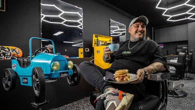 Lowrider Cafe owner Matthew Hill put it all on the line to open his new cafe. Picture: Tom Huntley