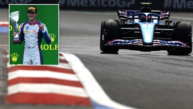 Australian driver made his F1 debut during practice at the Mexico Grand Prix