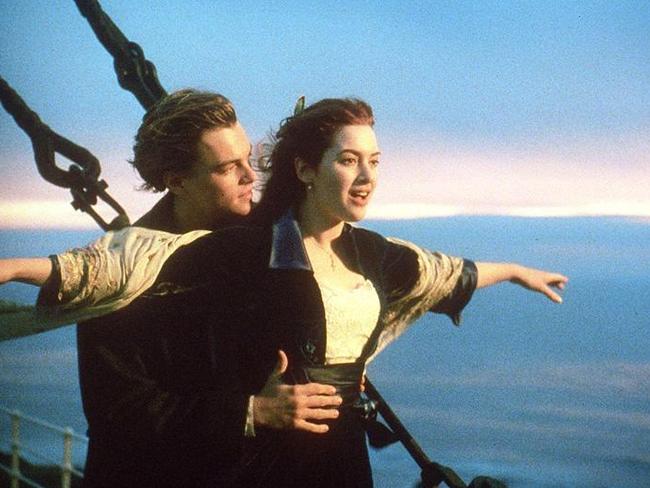 The stars became friends during the filming of Titanic. Picture: AFP/Paramount Pictures/20th Century Fox/