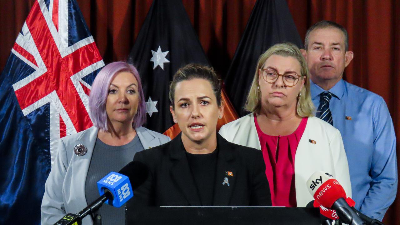 Ms Finocchiaro said crime was still the number one issue for Territorians. Picture: Darcy Fitzgerald