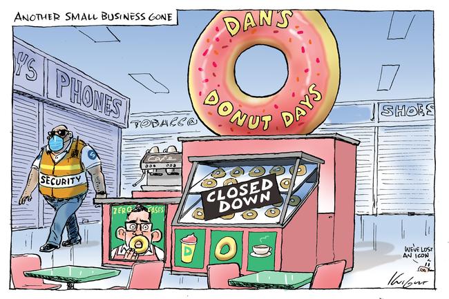 Small business suffered under lockdowns.