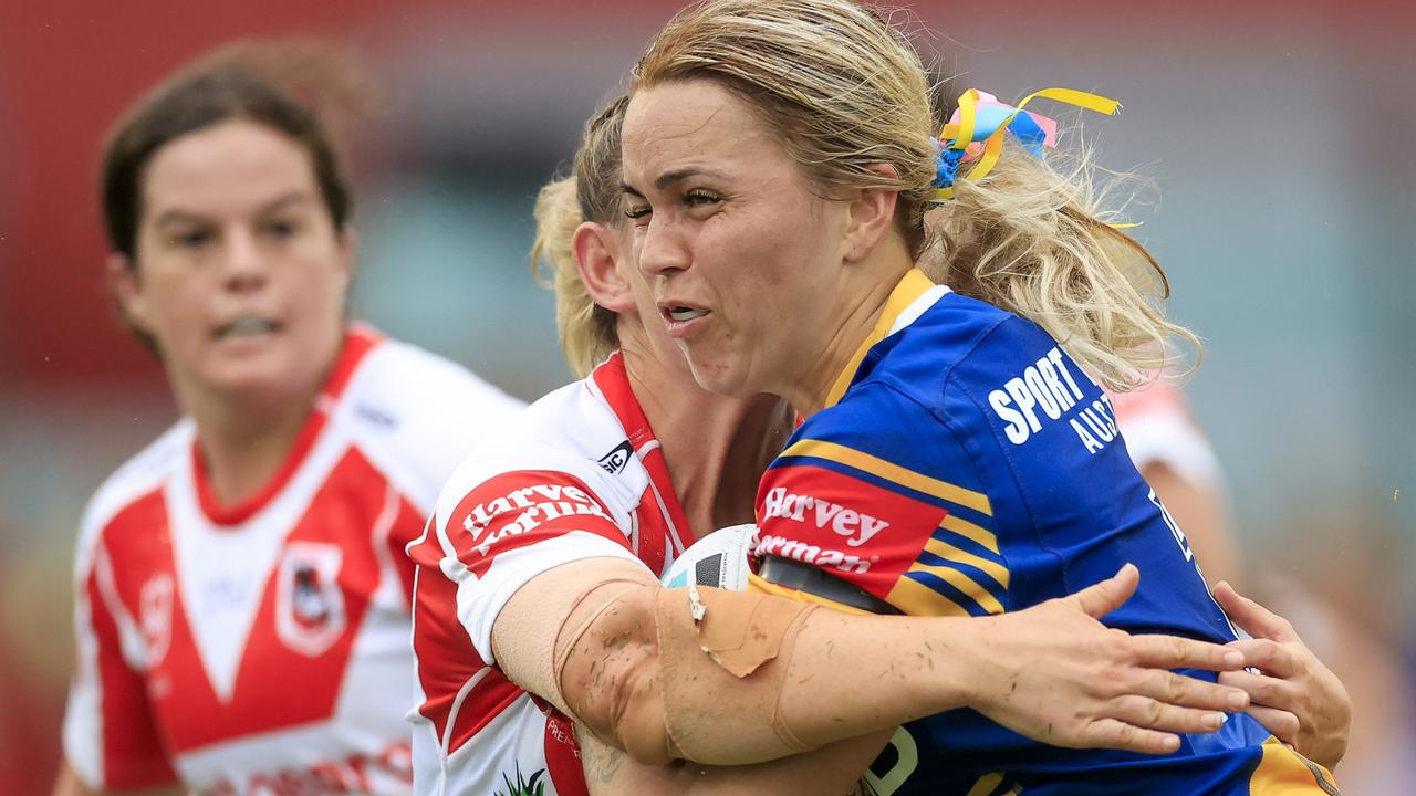 Vette-Welsh hasn’t played since she tore her ACL playing for the Eels in March 2022. Picture: Mark Evans/Getty Images