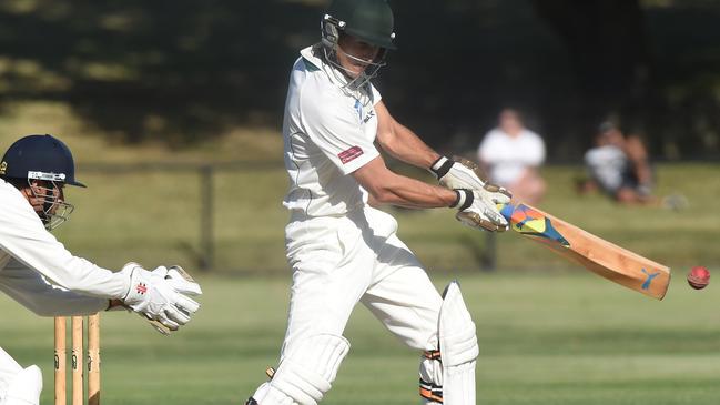 Captain Ryan Webster in action for previous club Caulfield. Picture: Chris Eastman