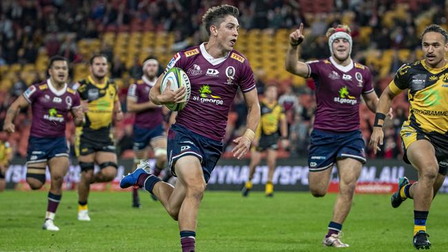 Queensland Reds fullback/winger Jock Campbell has been selected. Photo: Brendan Hertel/QRU