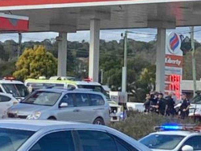 Jesse James Horne, 29, will face trial, accused of deliberately ramming his car into another man at a Kingaroy petrol station, causing severe injury.