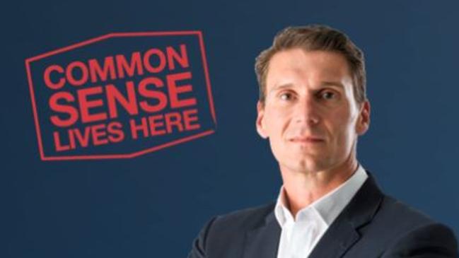 The image Cory Bernardi is leading his Facebook page with. Picture: Supplied