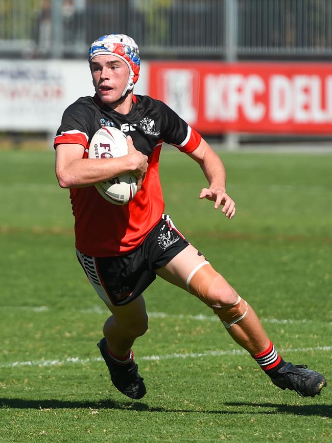 Five-eighth Logan Brookes of Kirwan State High School.