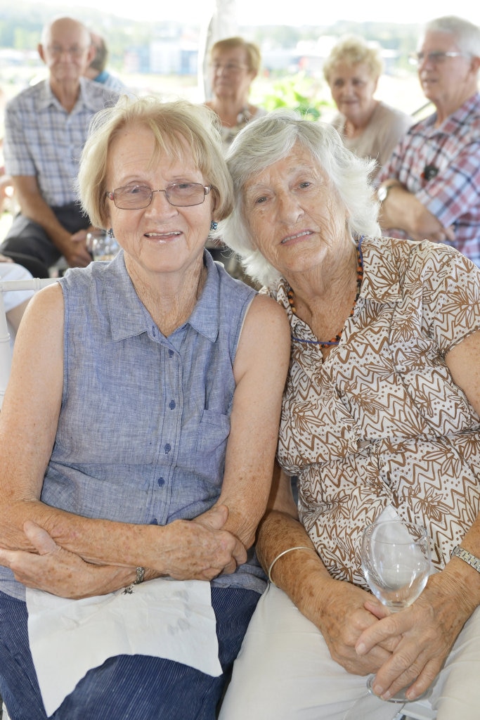 Aveo Springfield open day. Kay Andersen and Rosemary Hickstein. Picture: Inga Williams