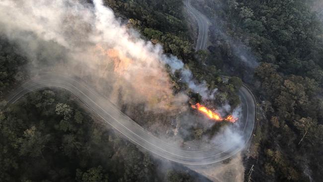 A fire threatens Eungella in Queensland .