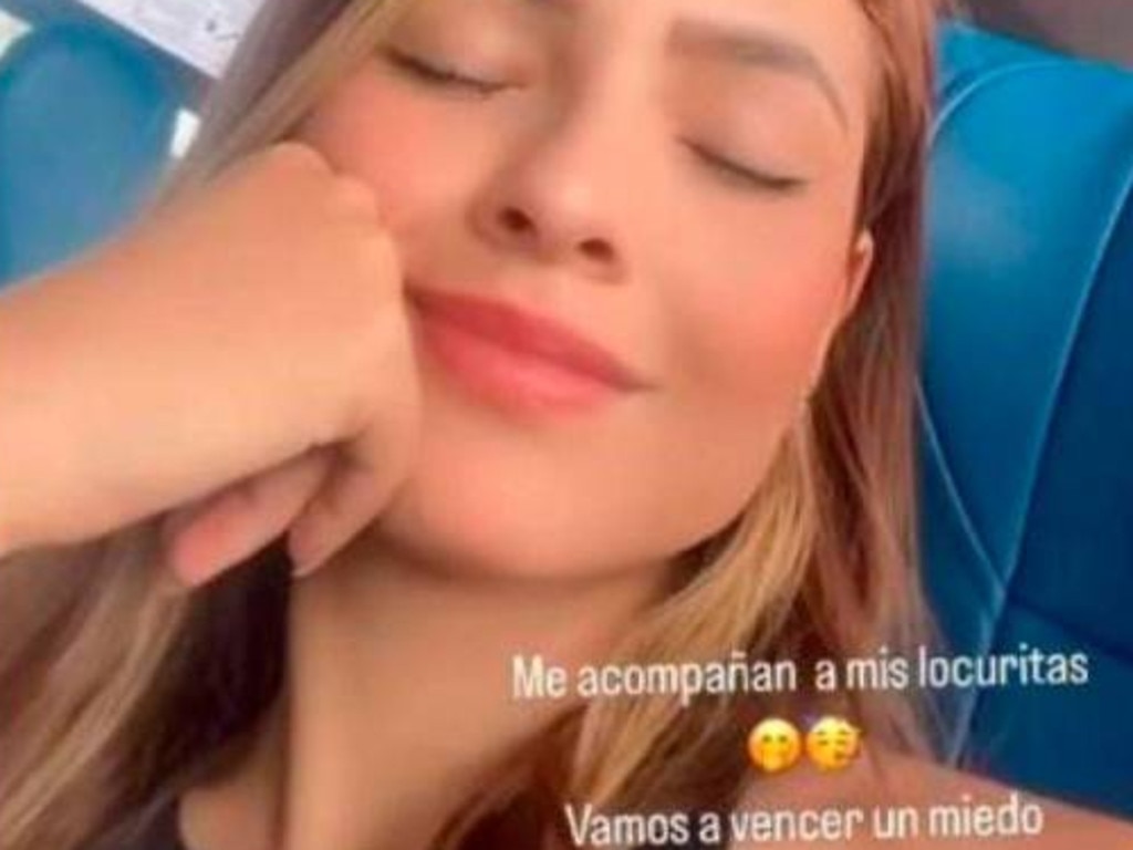 She posted about overcoming her fear of flying. Picture: Supplied