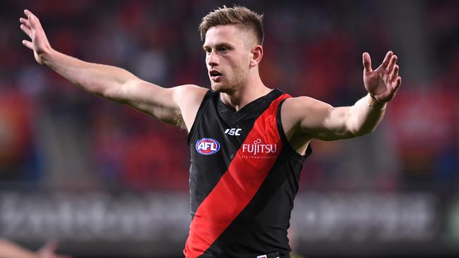 Will Jayden Laverde be at the Bombers next year? Picture: AAP Images