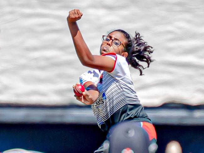 Sam Kuncham, UTS North Sydney, Brewer Shield, NSW Women's Premier Cricket, 2022-23. Photo: UTS North Sydney (MTV)