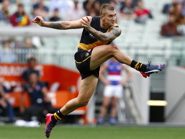 Dustin Martin bounced back after a poor Round 1. Picture: Michael Klein