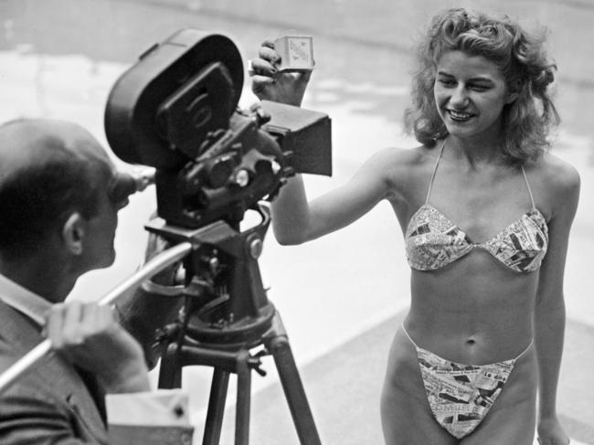 In 1946, this bikini caused such a sensation, designer Louis Reard was unable to find a ‘respectable’ model for his costume and the job of displaying it went to 19-year-old Micheline Bernardini, a nude dancer.