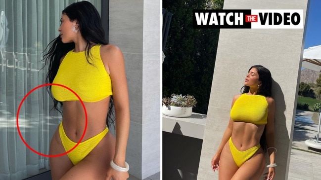 Kourtney Kardashian posted an unedited bikini snap to Insta