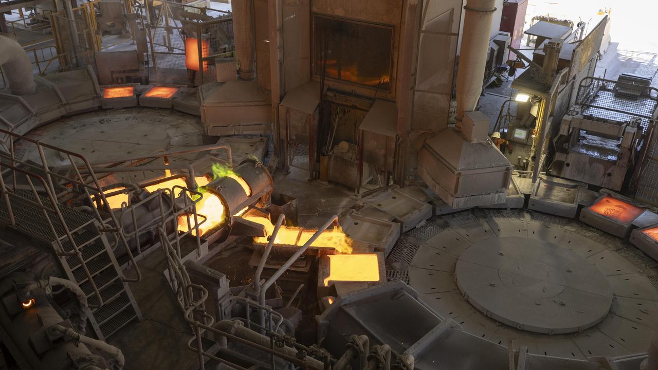 The BHP Olympic Dam smelter. Picture: Brett Hartwig