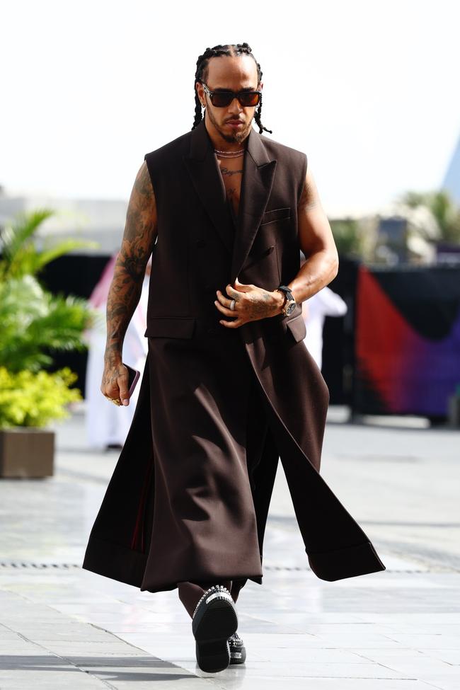 Lewis Hamilton at the Jeddah GP.