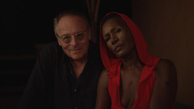 Grace Jones and Gero von Boehum, director of the documentary 'Helmut Newton: The Bad And The Beautiful'.