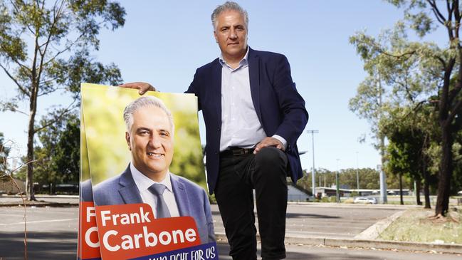 Mayor Frank Carbone at Fairfield Showground. The mayor has called on Premier Chris Minns to rethink costs and funding for the LGA. Picture: Richard Dobson