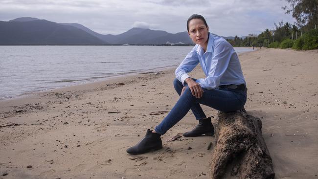 Katter party candidate Tanika Parker, in Cairns on Thursday, wants to ‘make a difference’ in the regions. Picture: Brian Cassey