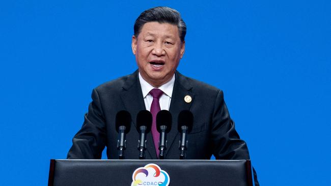 Chinese president Xi Jinping. Picture: Nicolas Asfouri/AFP