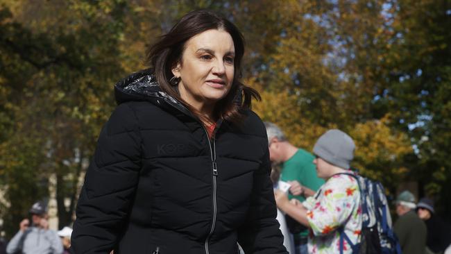 Senator Jacqui Lambie says she expects the super tax will be a ‘fight’ in the Senate. Picture: Nikki Davis-Jones