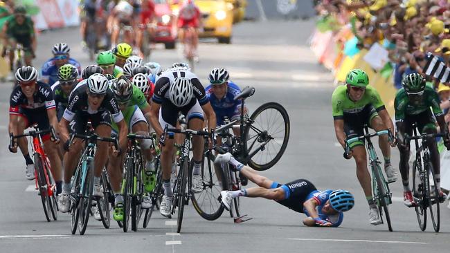 Andrew Talansky’s horror crash on Stage 7.