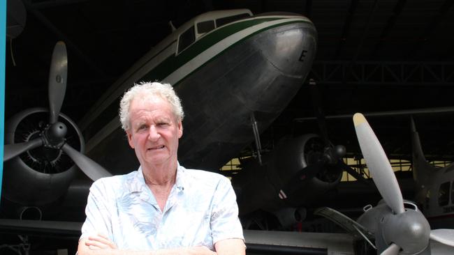 Retired Connellan pilot David Fredricksen at the Central Australian Aviation Museum, Alice Springs. Picture: Gera Kazakov