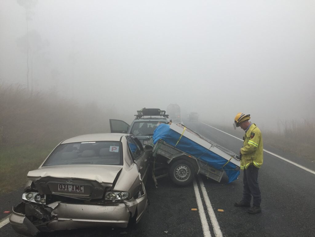 VIDEO: Bruce Hwy open after multiple crashes this morning
