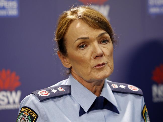 NSW Police Commissioner Karen Webb confirmed a ‘priority’ investigation would be conducted into the deaths. Picture: NewsWire / John Appleyard