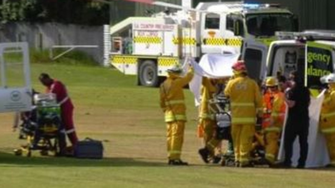 Horrifying pram plunge seriously injures baby girl