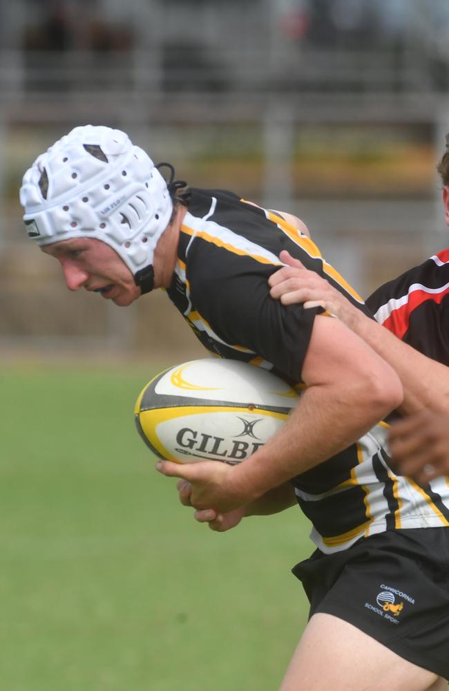 QLD Rugby Union State Championships (17-18 years boys) at the Townsville Sports Precinct. Saturday May 24. Wide Bay against Capricorn. Picture: Evan Morgan